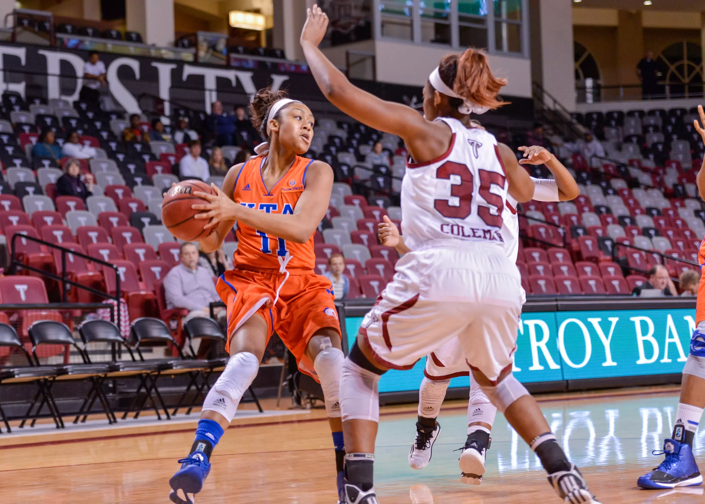 Tahlia Pope was one of two Lady Mavs in double-digit scoring with 10 points.