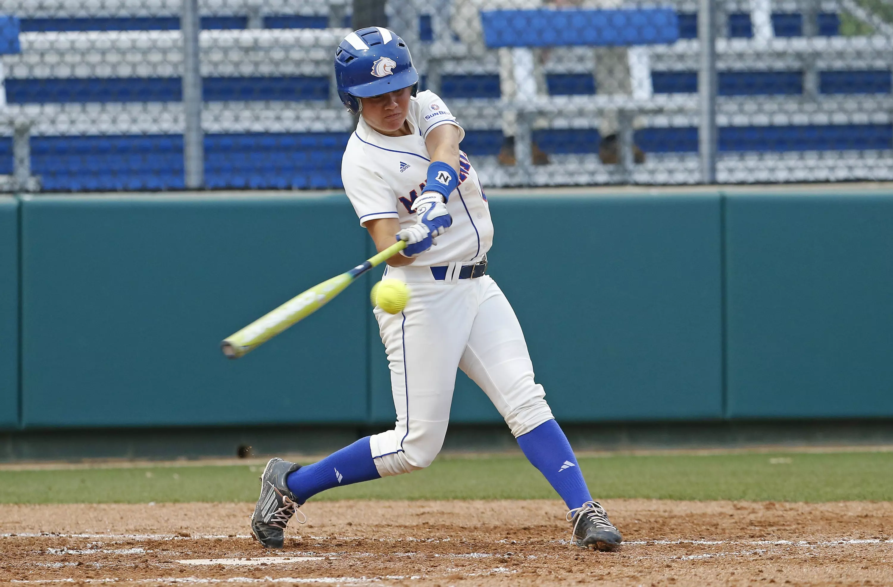 Kacey Everett hit her fourth home run of the season in Game 1.