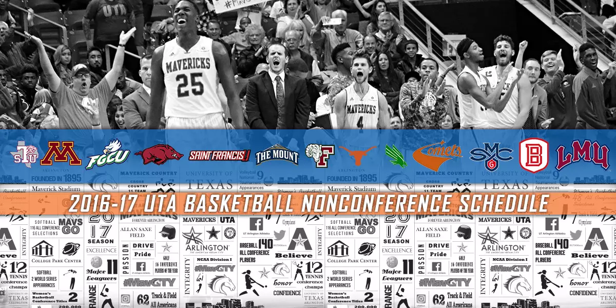 2016-17 men's basketball conference schedule poster