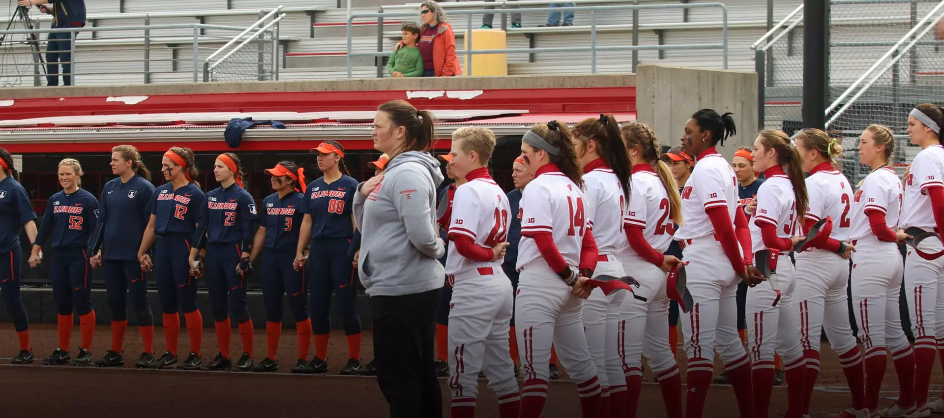 Teams Illinois and WIsconsin 