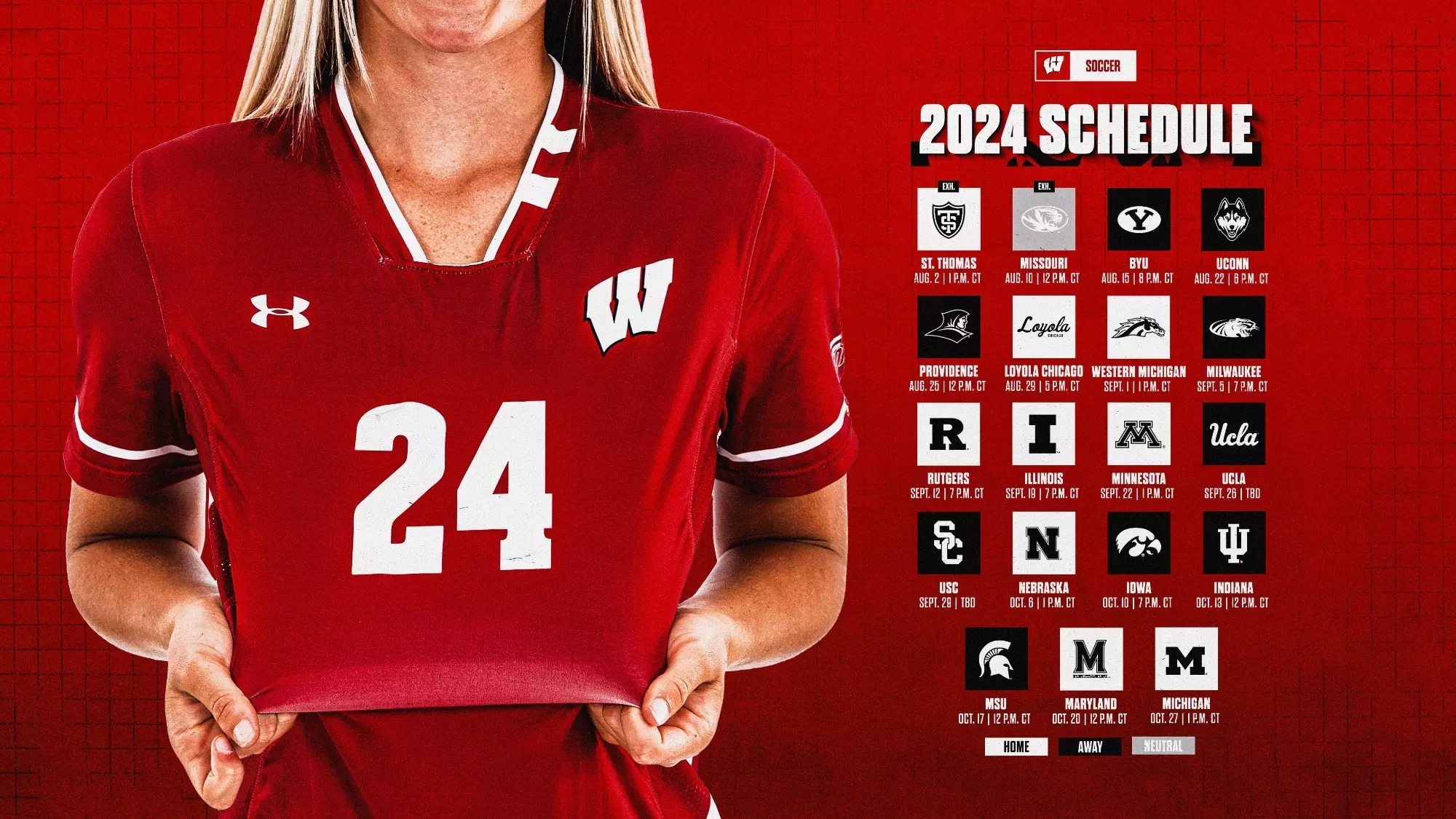 Badgers announce 2024 schedule Wisconsin Badgers