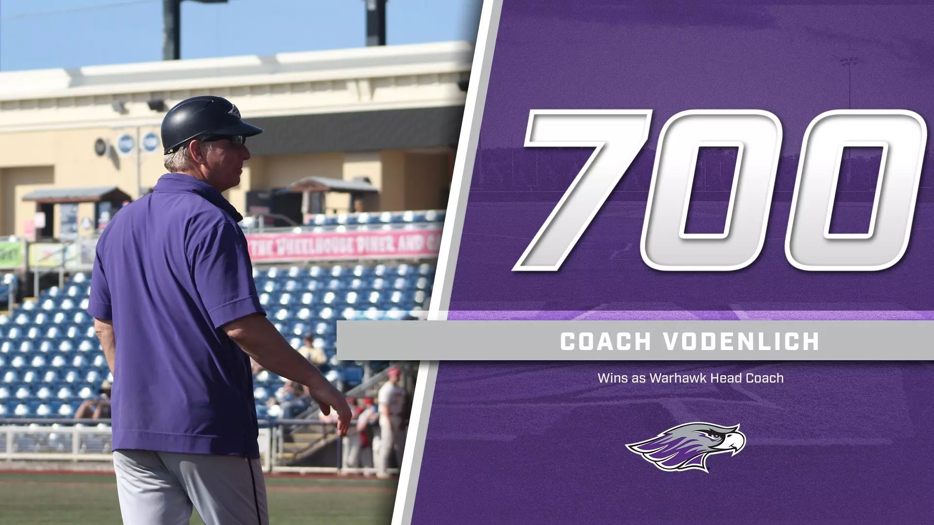 Coach Vodenlich 700 wins as Warhawk HC