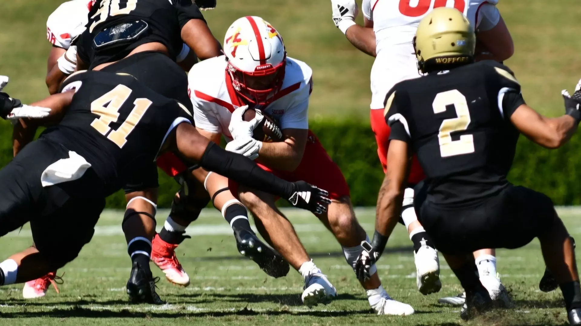 VMI Football drops backandforth contest at Wofford Virginia