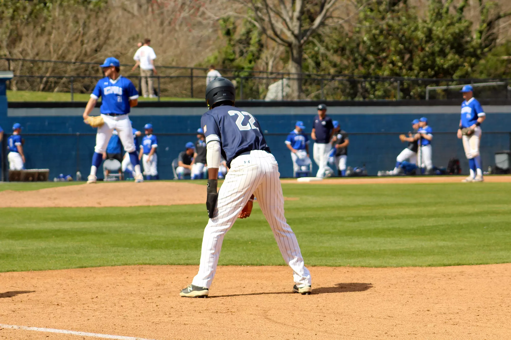 Miles Christian on base