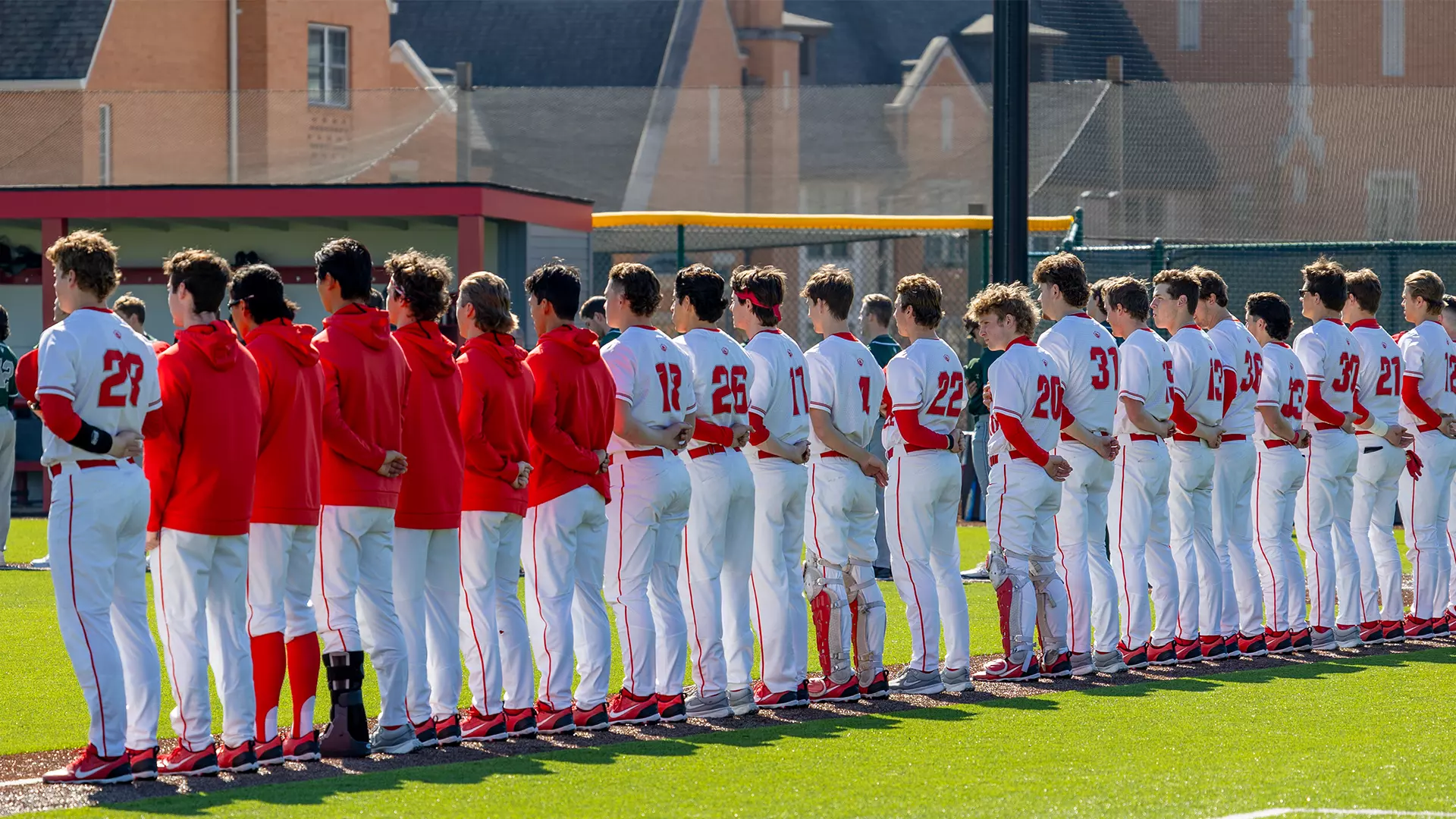 Baseball Team During National Anthem (Used for 3.24.24 Story)