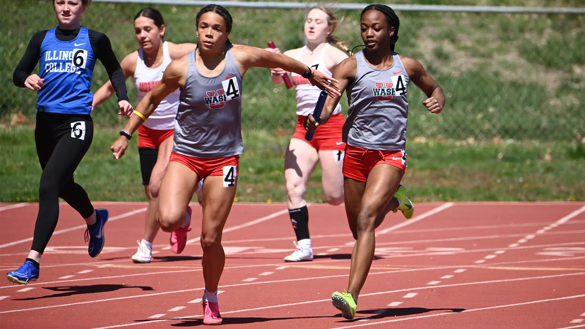 Women's Track and Field Relay at Illinois College (Used for 4.14.24 Story)