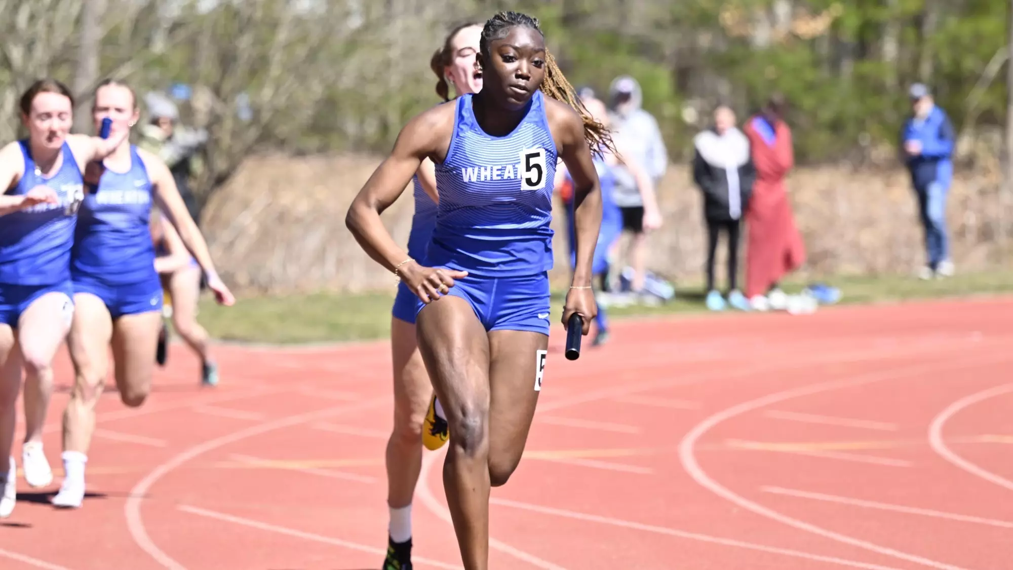 Women's Track 4X100 Relay Places Third with SixthFastest National Time