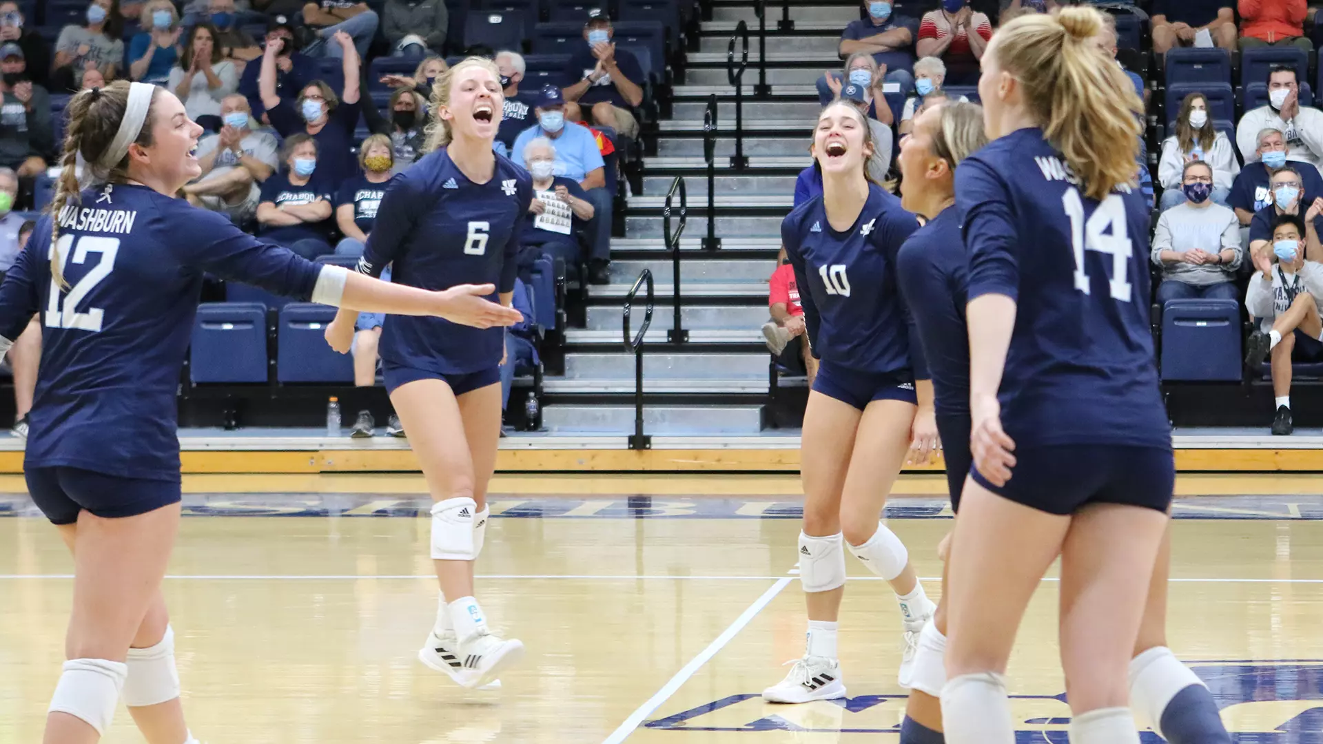 Volleyball celebration