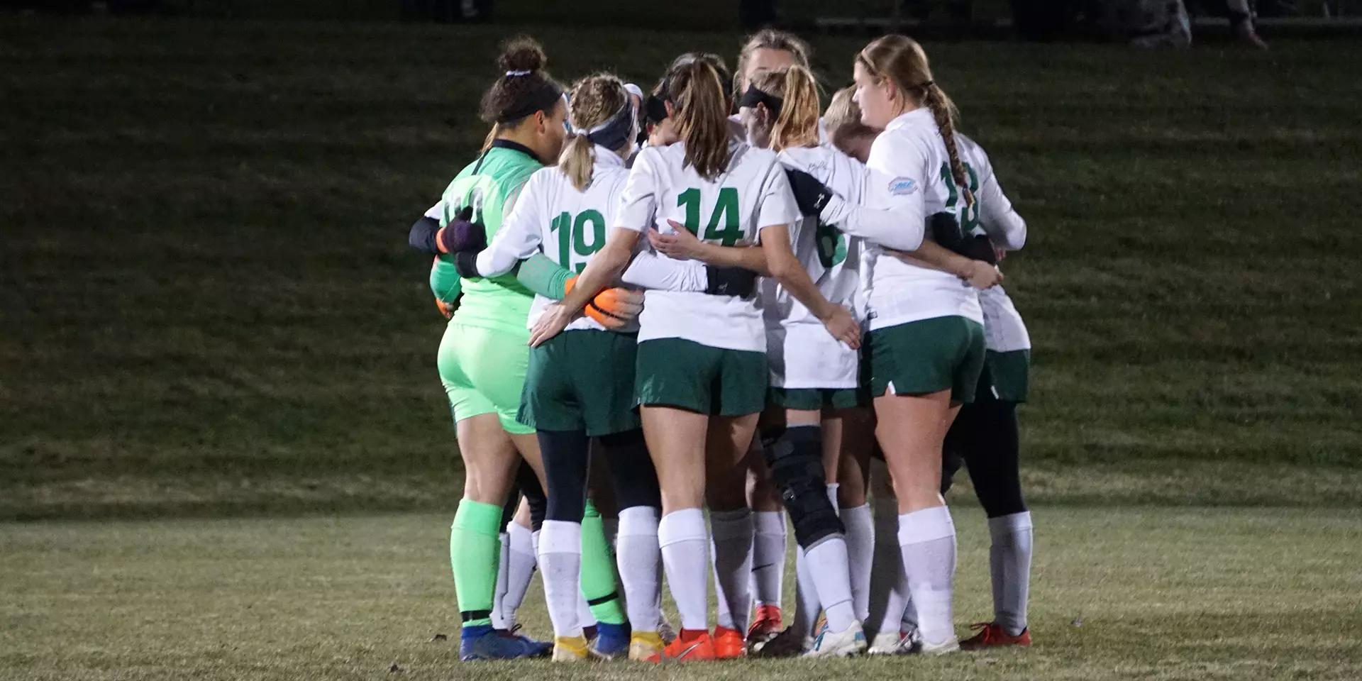 Women's Soccer Huddle