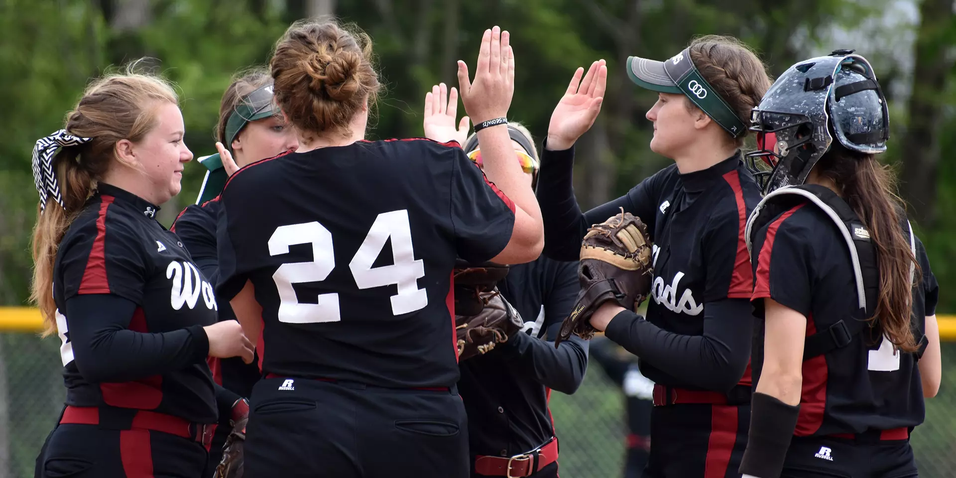 Softball Team Huddle