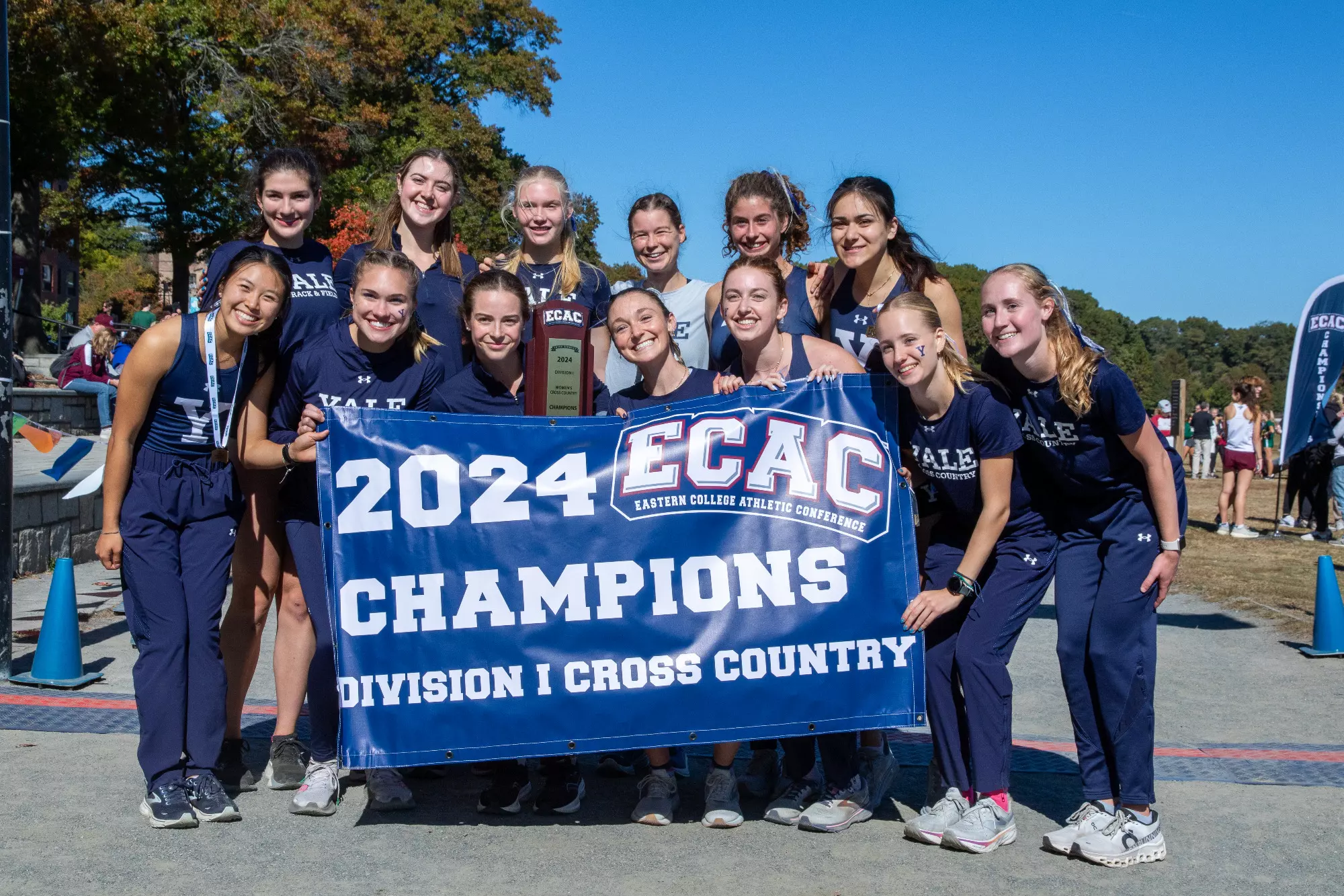 Women's Cross Country Wins ECAC Championship Yale University