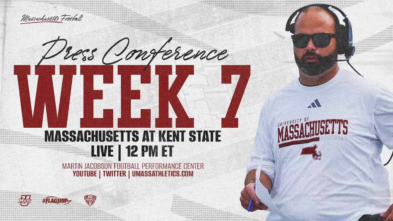 2025 Massachusetts Football - Week 7 (Kent State) Monday Press Conference