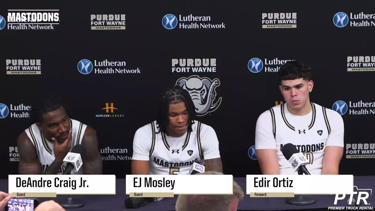 Image related to PFW vs Purdue postgame press conference