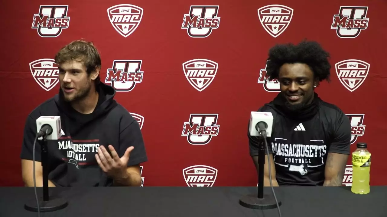 UMass FB | Martin & Harding Post Game Press Conference vs Stonehill | 09.19.26