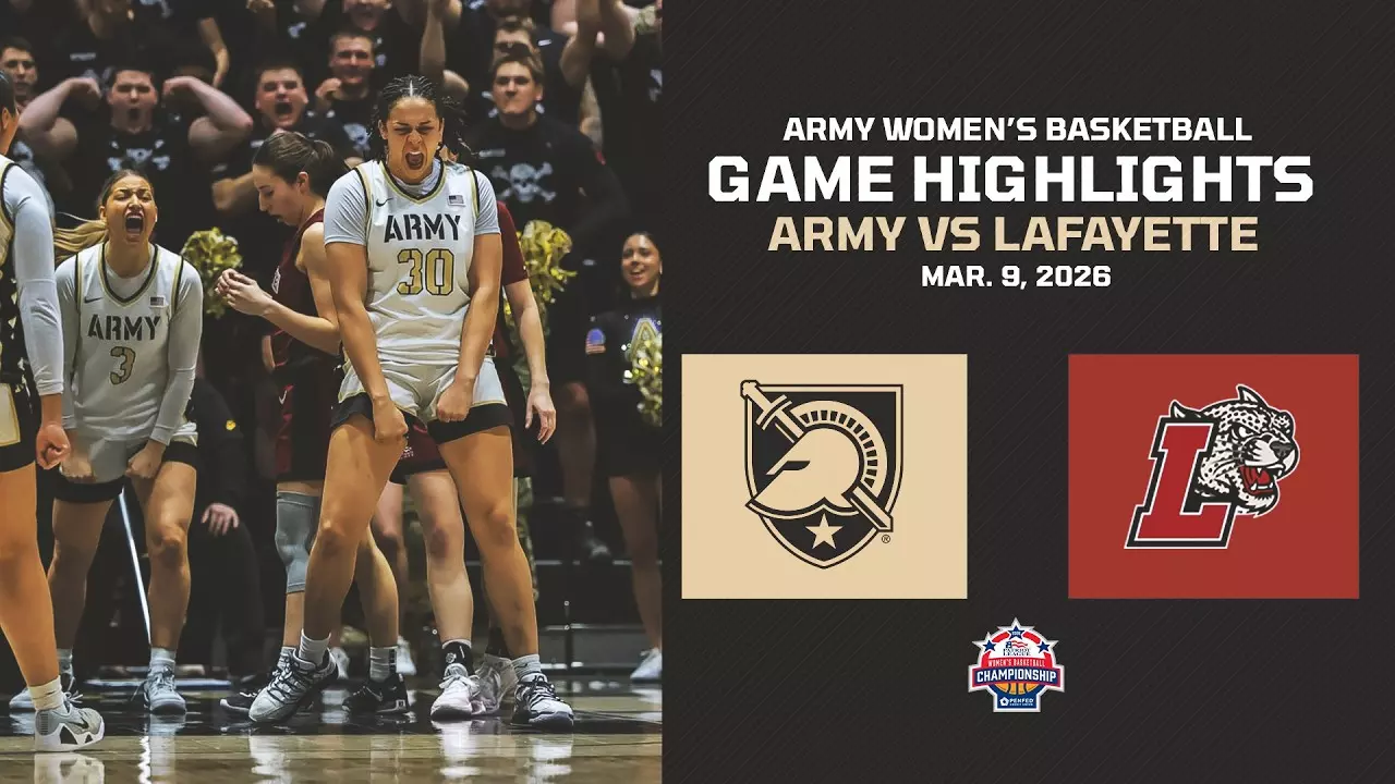 Thumbnail for Army vs. Lafayette Patriot League Quarterfinal Extended Game Highlights