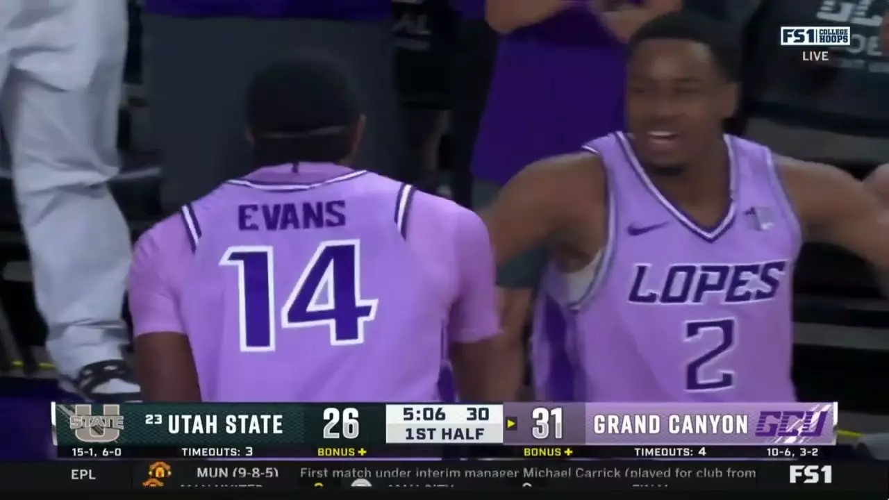 GCU Men's Basketball vs. #23 Utah State - Highlights