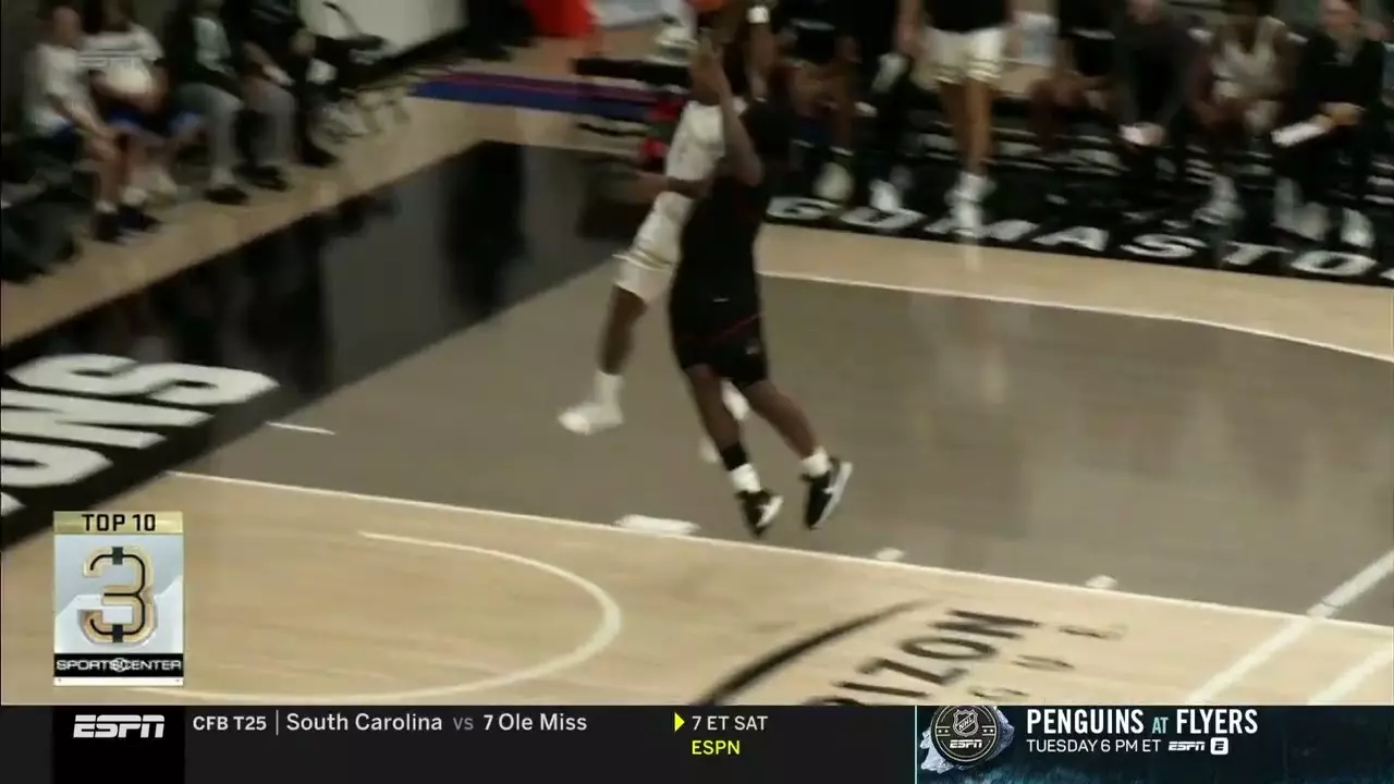 Image related to Mikale Stevenson #SCTop10 dunk