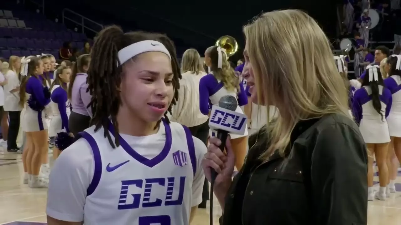 GCU Women's Basketball vs. SMU - Postgame with Ale'Jah Douglas