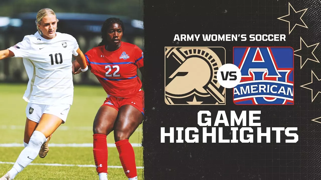 Thumbnail for Army vs. American Women's Soccer Game Highlights