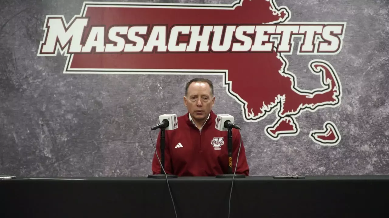 UMass MIH | Greg Carvel Post Game Press Conference vs Harvard | 10.30.26