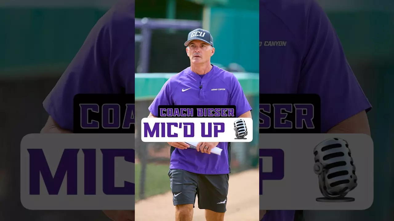 Coach Bieser mic’d up 🎙️