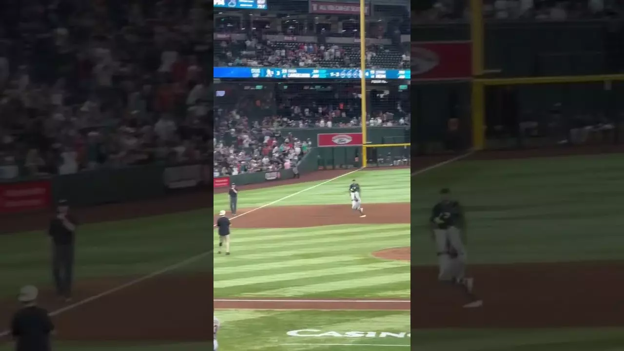 AZ RETURN! Jacob Wilson ties game in 9th inning with HR