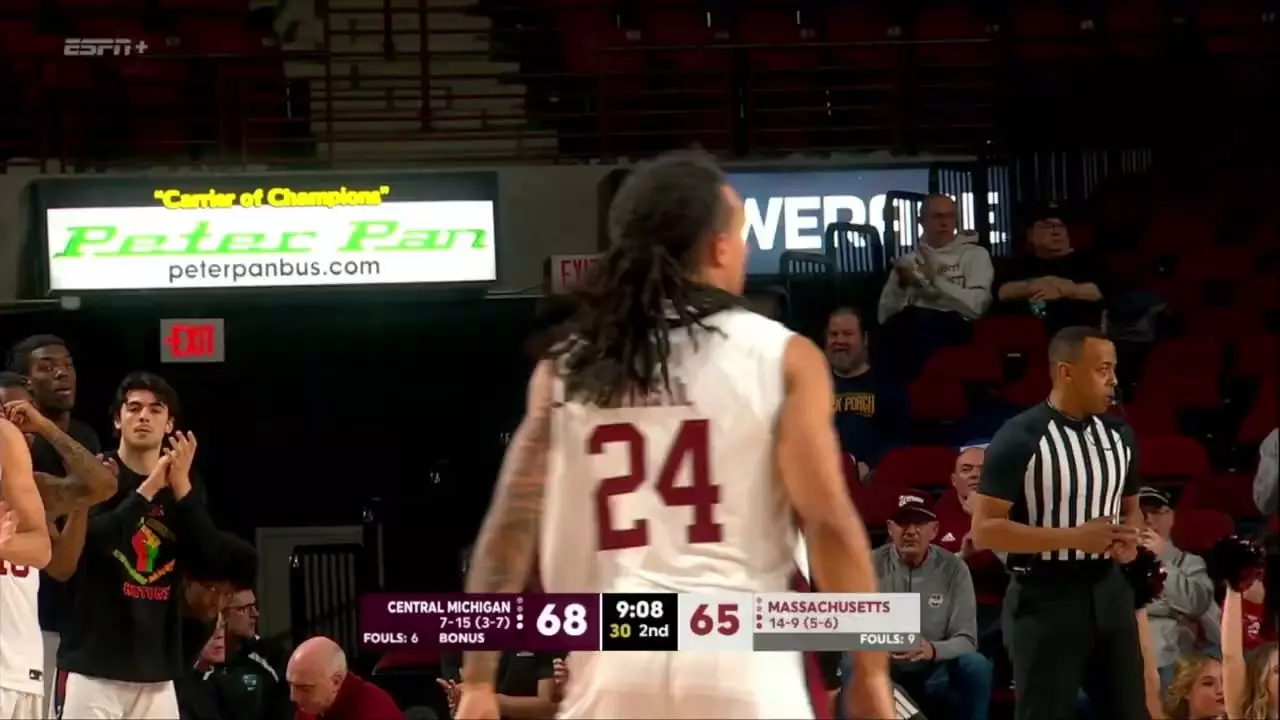 UMass MBB | Broadcast Highlights vs Central Michigan | 02.03.26