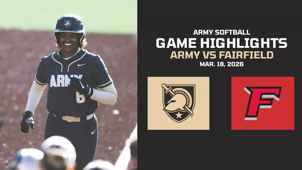 Thumbnail for Army vs. Fairfield Softball Game Highlights