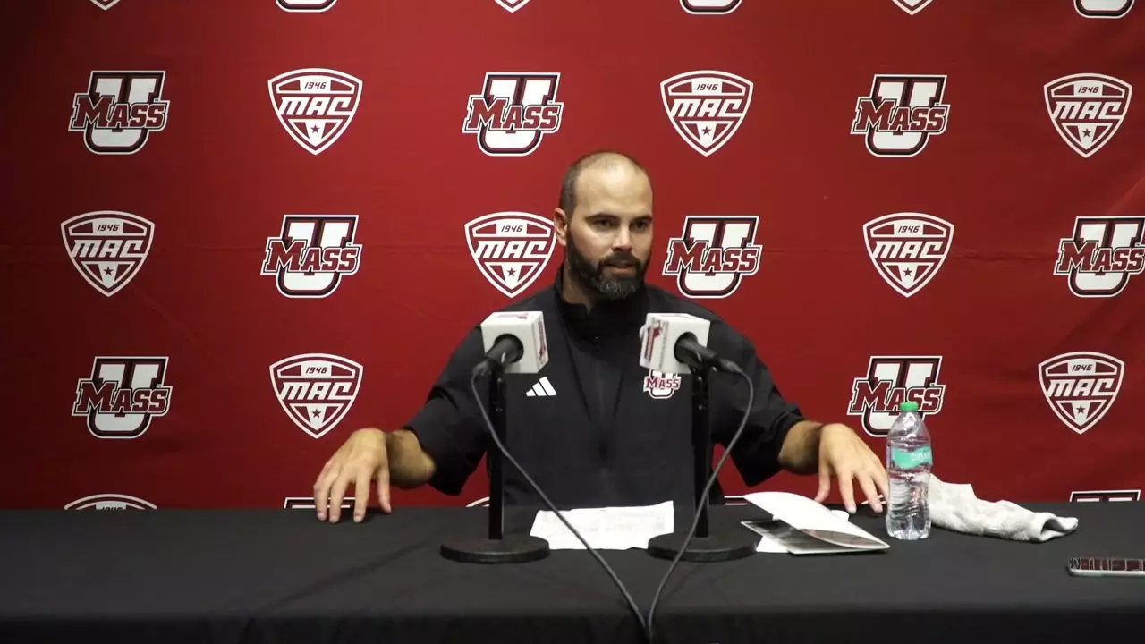 UMass FB | Joe Harasymiak Post Game Press Conference vs Sacred Heart | 09.12.26