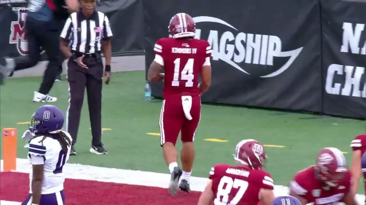 UMass FB | Broadcast Highlights vs Stonehill | 09.19.26