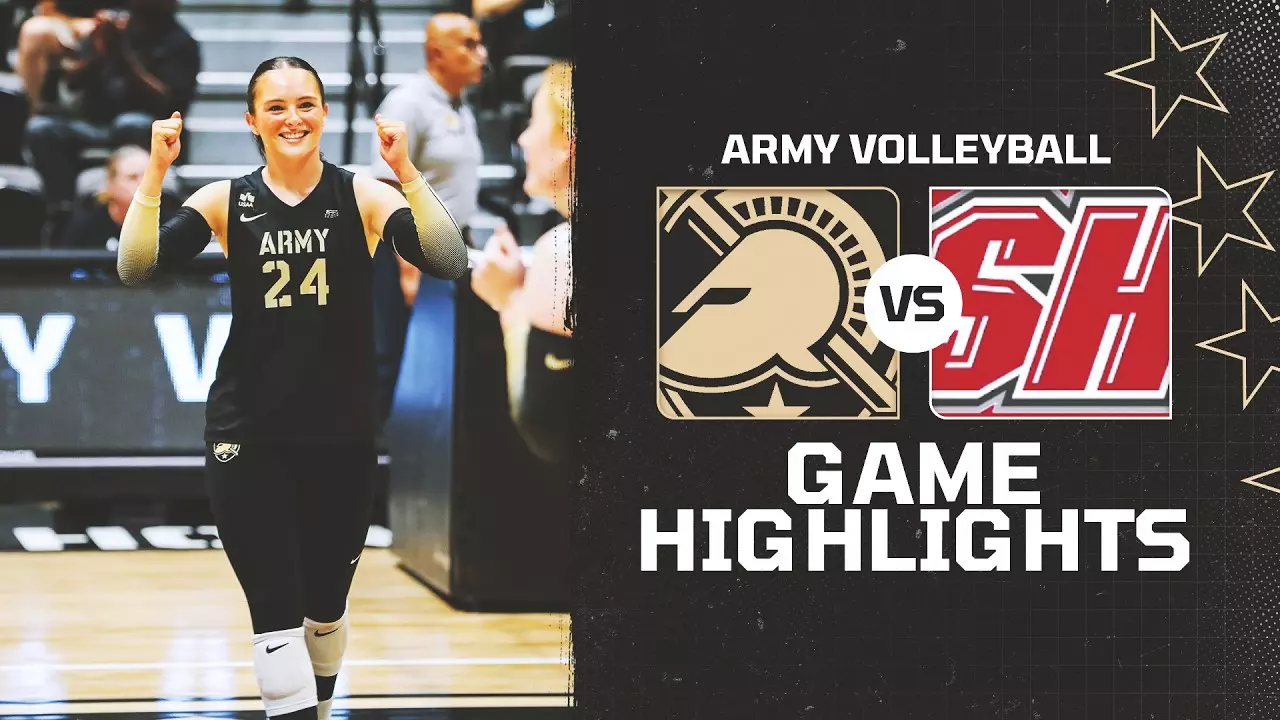 Thumbnail for Army vs. Sacred Heart Volleyball Game Highlights