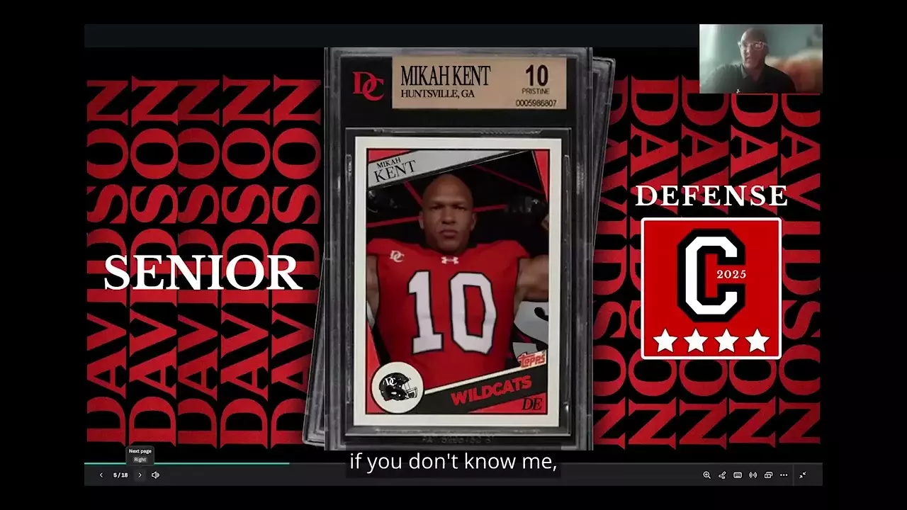 Thumbnail for 2025 Davidson Football -- GridIron Club Kickoff Call