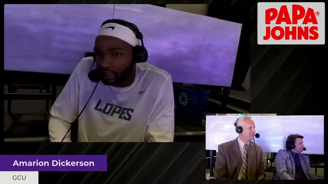Amarion Dickerson - Postgame vs. Western New Mexico