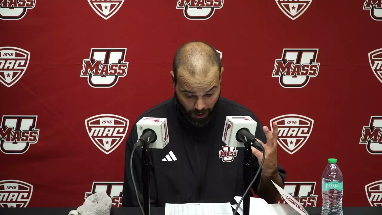 UMass FB | Joe Harasymiak Post Game Press Conference vs Stonehill | 09.19.26