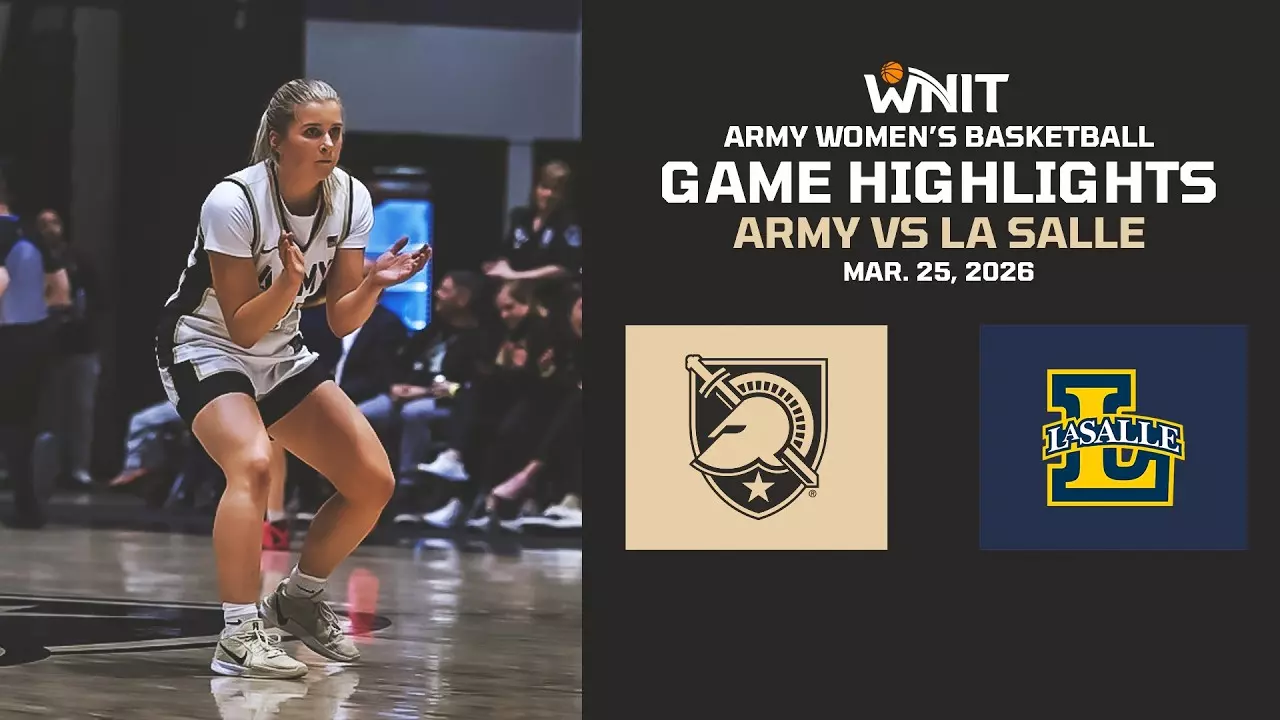 Thumbnail for Army vs. La Salle Women's Basketball Game Highlights (WNIT Super 16)