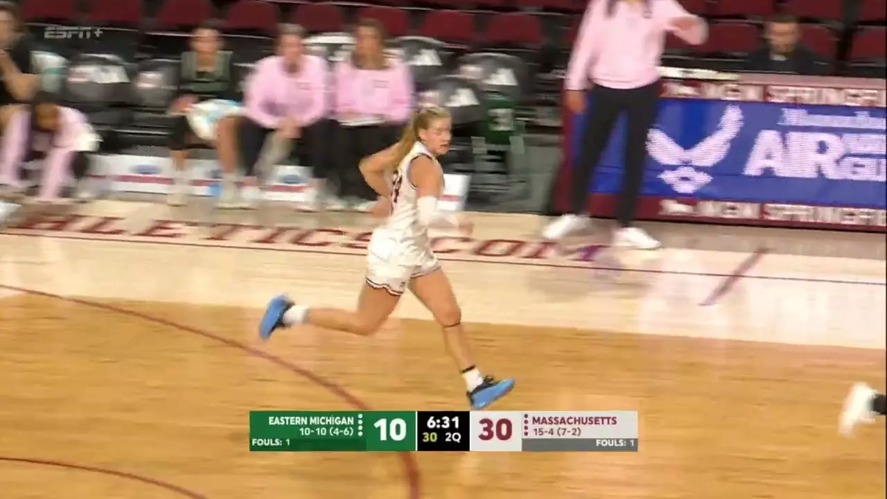 UMass WBB | Broadcast Highlights vs. Eastern Michigan | 02.04.26