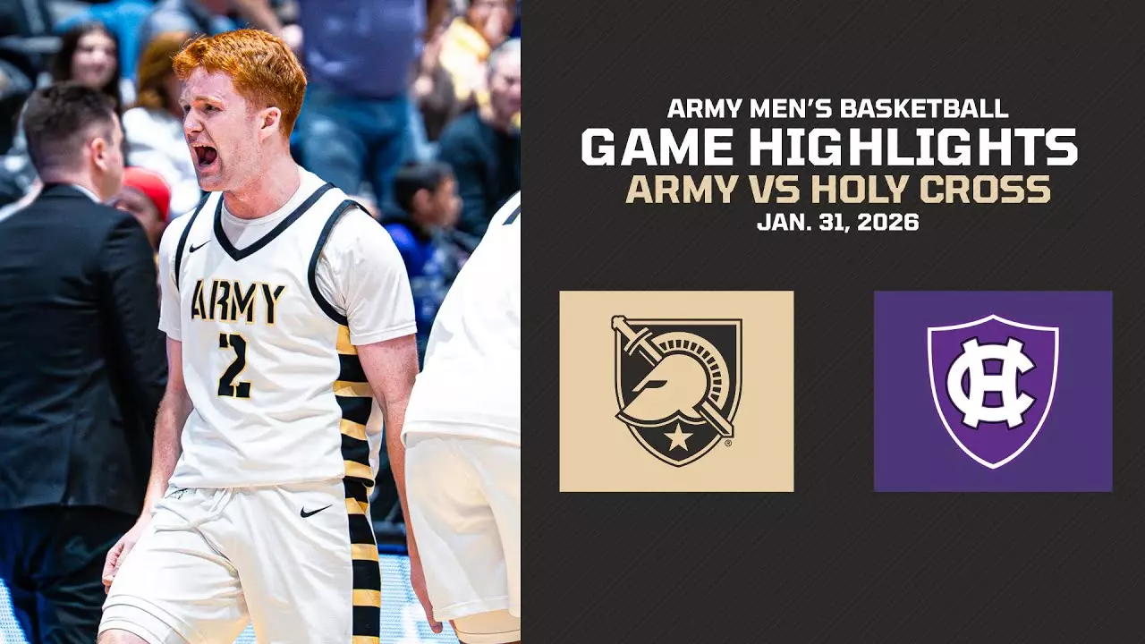 Thumbnail for Army vs. Holy Cross Men's Basketball Game Highlights
