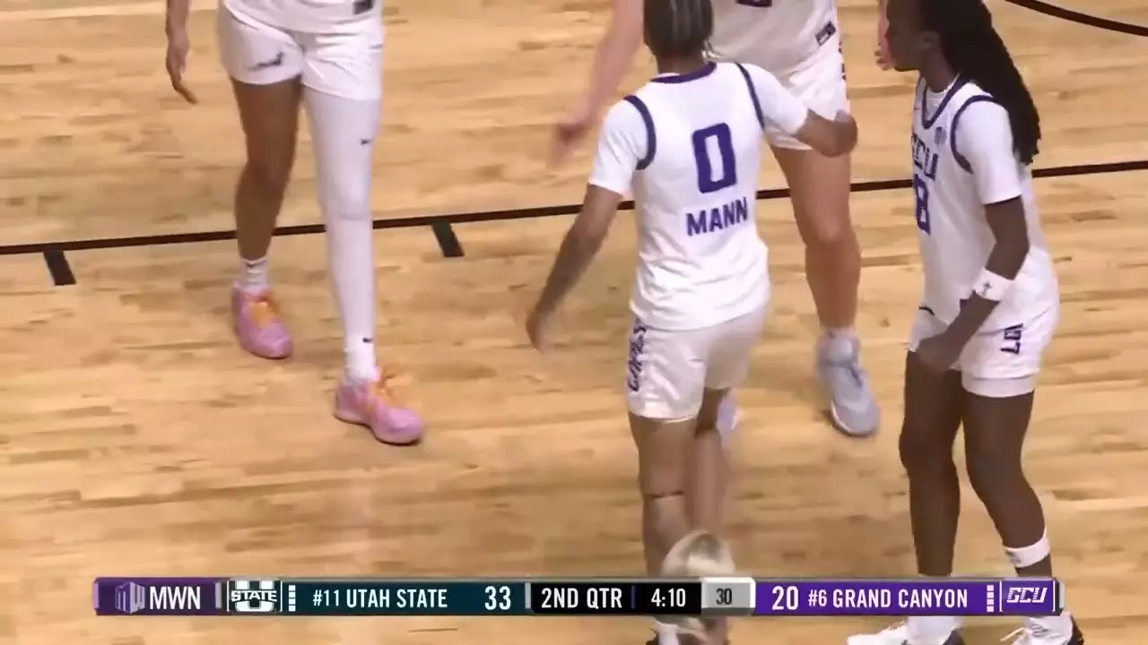 GCU Women's Basketball MW First Round vs. Utah State - Highlights