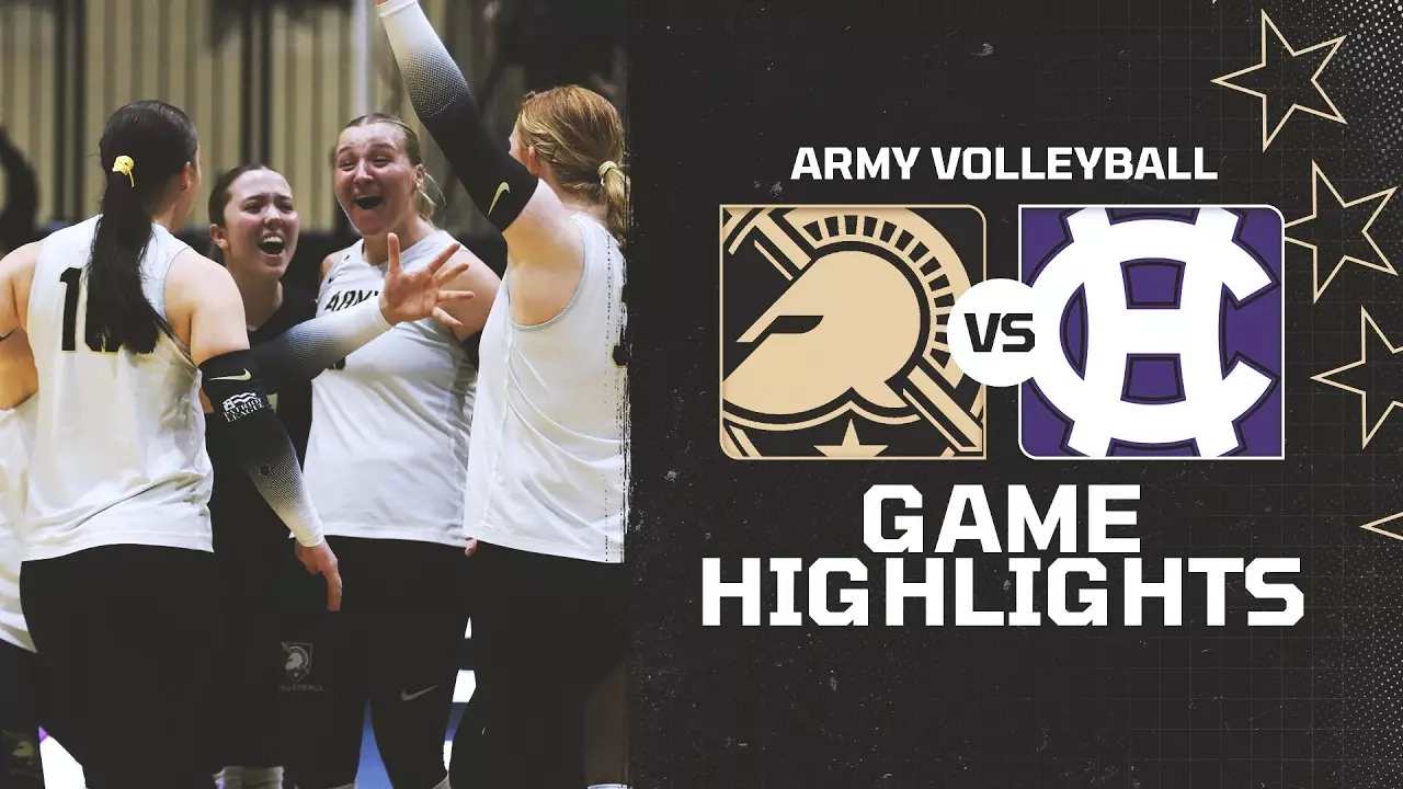 Thumbnail for Army vs. Holy Cross Volleyball Game Highlights