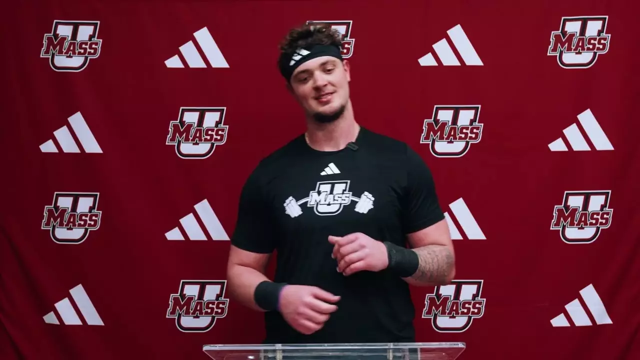 Massachusetts Football | Spring Ball Media 4.9.26 - Reece Adkins