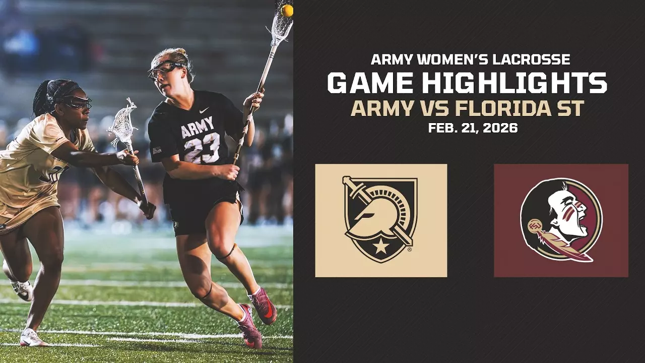 Thumbnail for Army vs. Florida State Women's Lacrosse Game Highlights