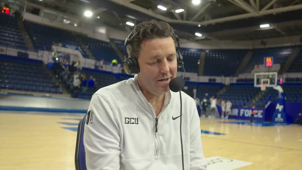 GCU Men's Basketball at Air Force - Postgame with Bryce Drew