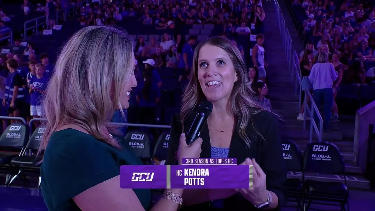 Head Coach Kendra Potts Post Game After GCU's 3-0 Win in the Home Opener