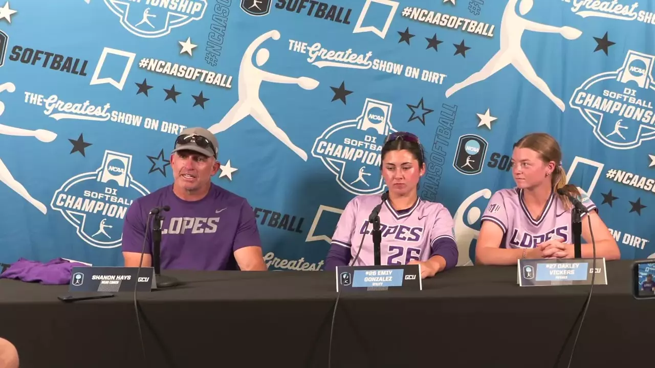 GCU Softball NCAA Regional Championship vs. Nebraska - Postgame Press Conference