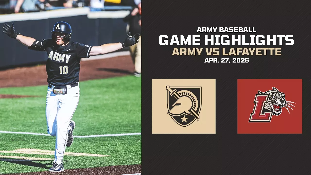 Thumbnail for Army vs. Lafayette Baseball Game 3 Highlights