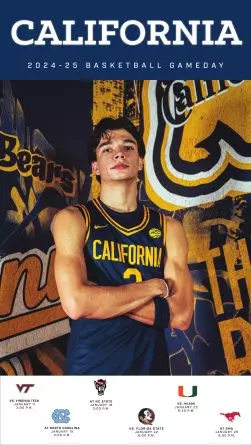 2024-25 Cal Men's Basketball Gameday 4