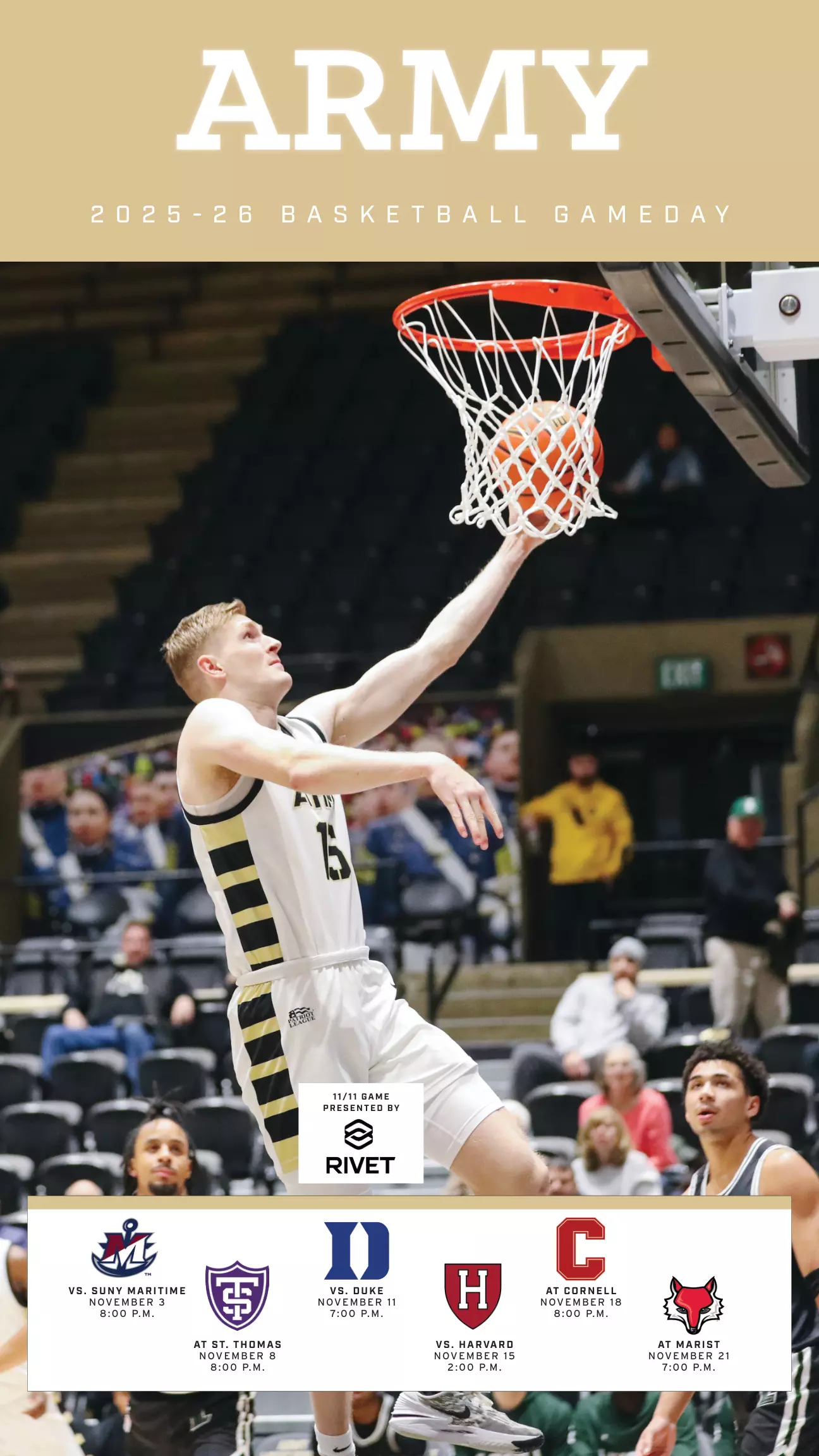 Army West Point Men's Basketball Gameday Issue 1