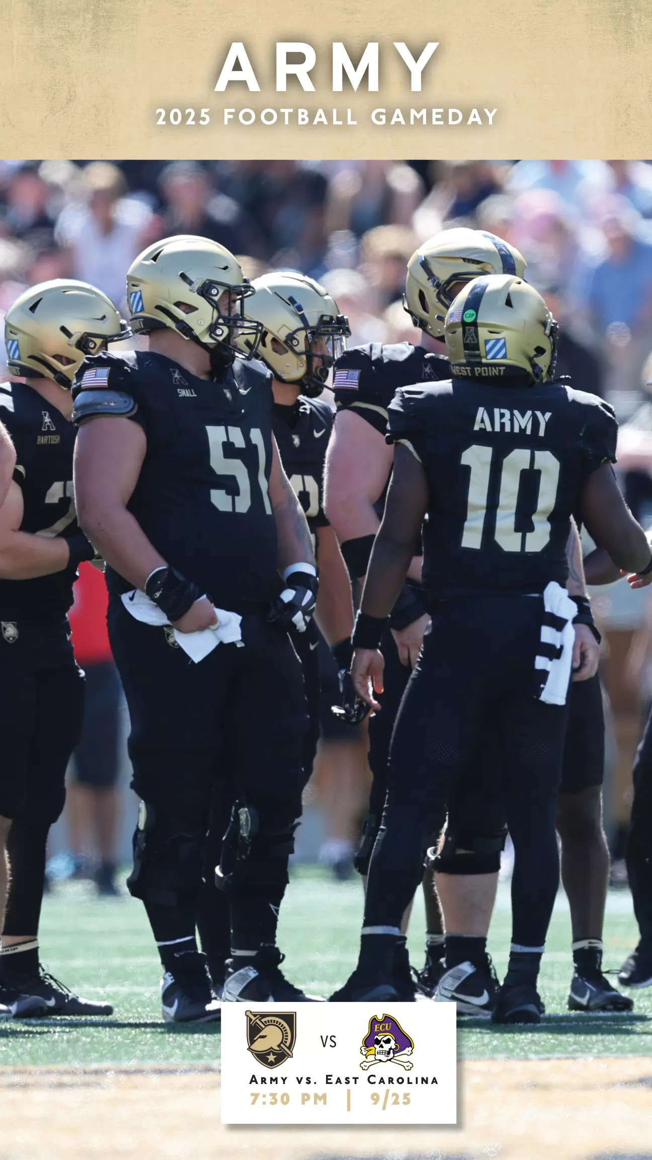 Army West Point Football Gameday at East Carolina