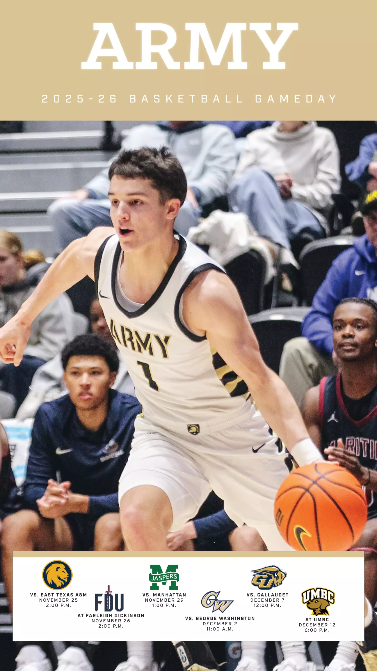 Army West Point Men's Basketball Gameday Issue 2