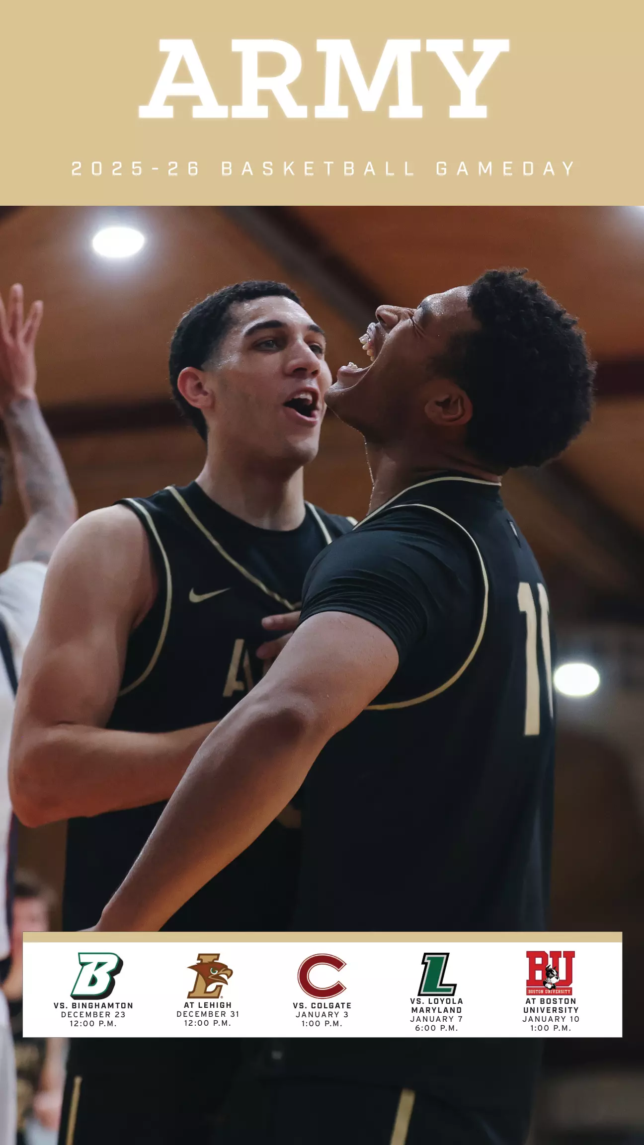 Army West Point Men's Basketball Gameday Issue 3